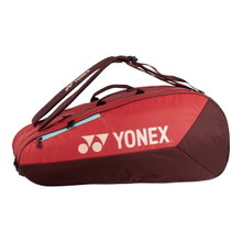 Torba na rakiety Yonex Team (Schlägertasche, 3 główne komory, komora na buty) 2026 czerwona 9-tka